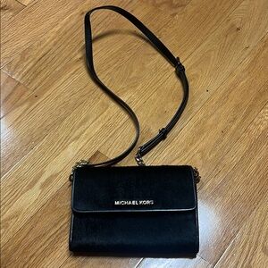 Michael Kors Black Crossbody Rare